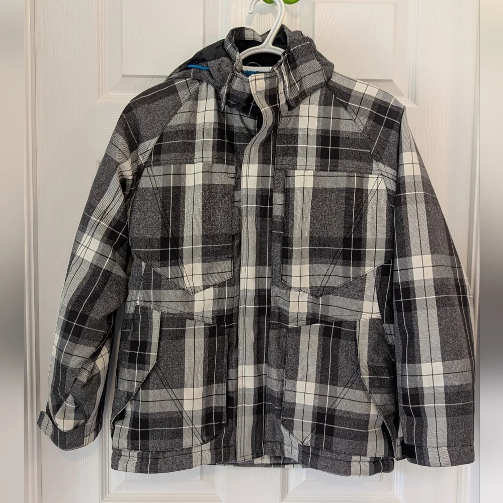 Ripzone Women's Winter Jacket Teens Ski Snowboard Snow Plaid Size L - Picture 3 of 16
